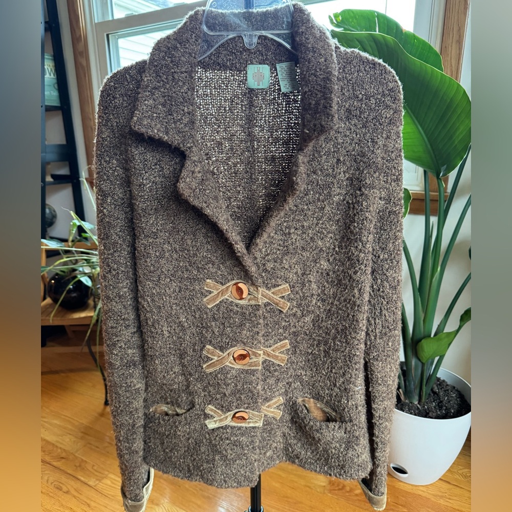 HRW Anthropologie wool blend y2k sweater